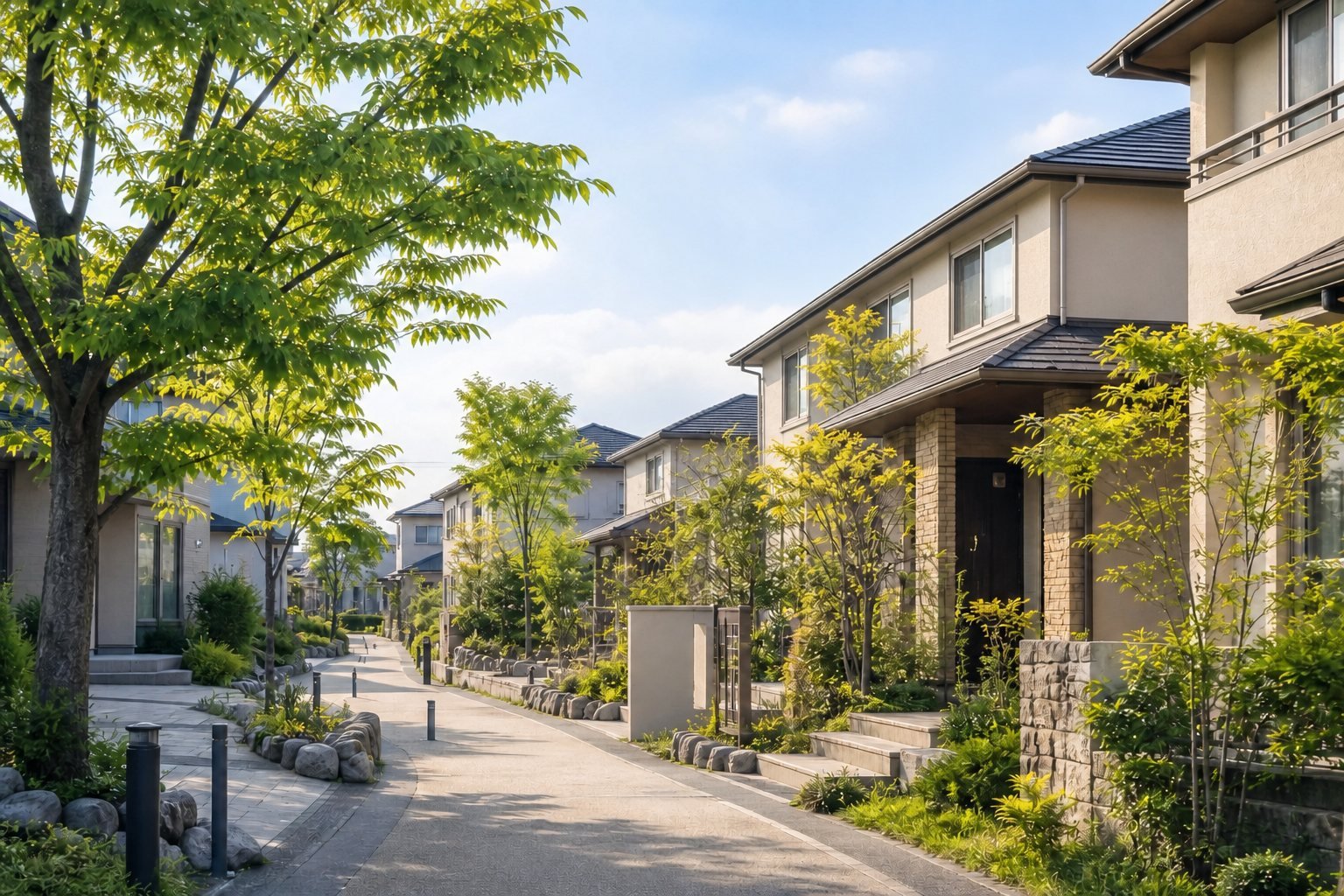 暮らしの近くにある地域の街並みイメージ